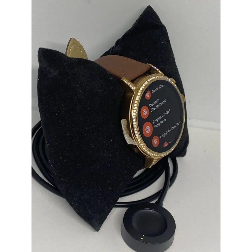 Fossil Gen 4 Authentic Digital Dial Smart Watch Custom Band FTW6015 AB174